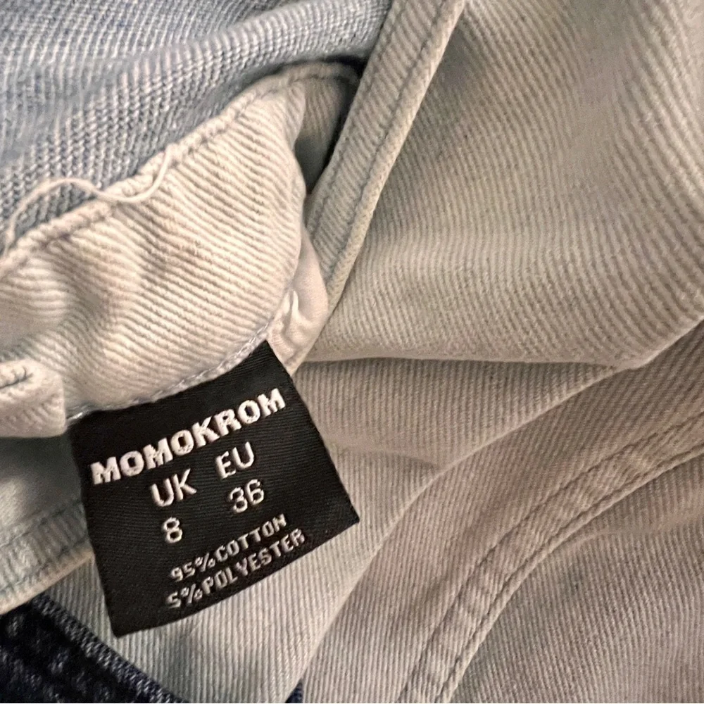 Momokrom Distressed Patchwork Denim Overalls Dolls Kill - Picture 9 of 12